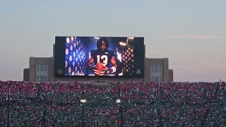 Team entrance - Notre Dame vs Ohio State 9/23/23