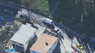 Woman in alleged stolen van leads police in bizarre pursuit in El Sereno, DTLA areas