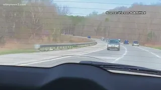 High-speed chase caught on camera, Asheboro police say suspect kidnapped woman then fired at officer