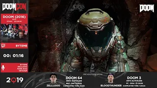 Doom (2016) Speedrun by ByteMe - Quakecon 2019