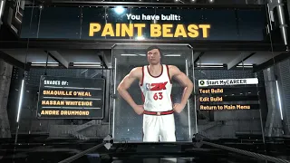 NBA 2K21. Создание игрока.  Шакил О'Нил.