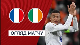 France — Ireland. Qualification round Euro-2024. Highlights. 07.09.2023. Football