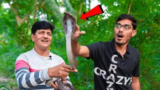 Saving a Deadly Cobra Snake | खतरनाक सांप से आमना सामना | Do Not Try