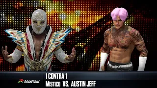 CMLL: Místico Vs Austin Jeff (WWE2K24)