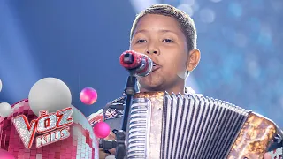 Nehemías Camaño canta ‘Bonita’  - Audiciones a ciegas | La Voz Kids Colombia 2024