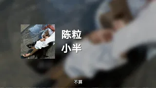 陈粒 - 小半 (动态歌词)