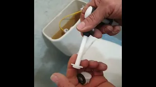 When you find water flowing from the tank to the toilet seat, here is the solution