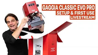 Gaggia Classic Evo Pro: Unboxing, Startup, & First Use