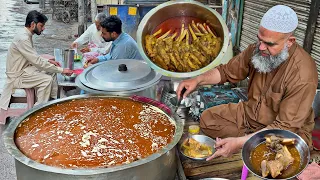 BEST SIRI PAYE - ABID BUTT SIRI PAYE | LAHORI PAYE | GOAT LEGS FRY BREAKFAST | LAHORE FOOD STREET