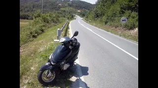 Scooter Peugeot v clic 50cc.. Voznja.. Ljeto Jesen Zima..