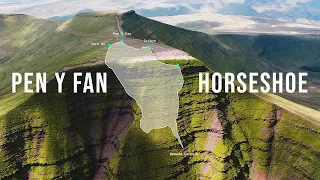 Pen Y Fan Horseshoe Ridge Walk, Brecon Beacons, Wales