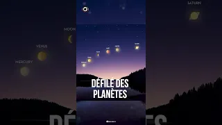 Défilé des planètes ! #shorts #planets #espace