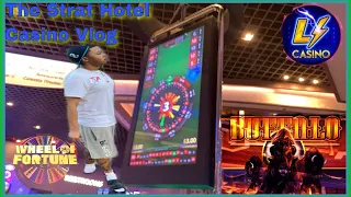 Live Casino Vlog at The Strat "Automated Roulette, Buffalo, Wheel of Fortune, Lightening Link, etc"