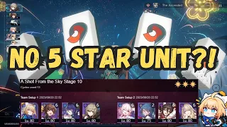 CAN YOU BEAT THIS MOC 10 FULL STAR WITHOUT ANY 5 STAR UNIT AND LIMITED LC? - Honkai Star Rail 1.3