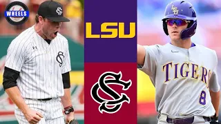 #1 LSU vs #6 South Carolina Highlights (Game 2, CRAZY GAME!) | 2023 College Baseball Highlights