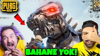 ROBOT MECHAGODZİLLA KUDURDU! | PUBG MOBİLE OYNUYORUZ