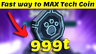 Fastest way to Max Tech Coins in Pet Simulator X | Roblox