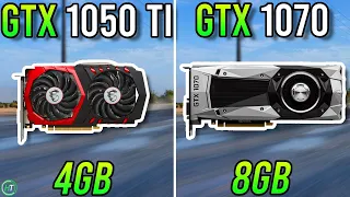 GTX 1050 Ti vs GTX 1070 8GB Tested in 2023