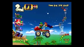 Mario Kart Double Dash Deluxe!! Elimination Race on DK Mountain!