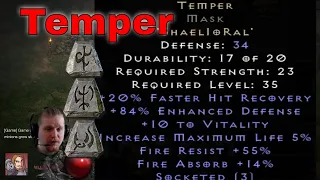 D2R 2.6 PTR Runewords - Temper (Shael Io Ral)
