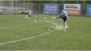 Hulk rompe balon entrenando en Zenit • HD ★ BalonFans