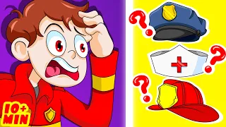 Where is Police Ambulance Fireman Hat? + More Nursery Rhymes and Kids Songs