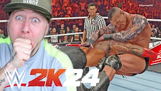 WWE 2K24 Roman Reigns will SPEAR Randy Orton and take the CHAMPIONSHIP