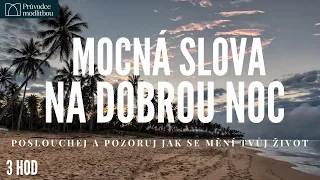 Meditace s  Božím slovem | Léčivá slova  a hudba | Mocná zaslíbení pro dobrý spánek  | Síla slova |