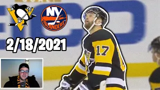 REACTION Pittsburgh Penguins x New York Islanders [2/18/2021]