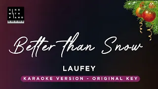 Better than snow - Norah Jones, Laufey (Original Key Karaoke) - Piano Instrumental Cover with Lyrics