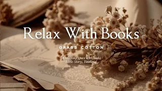 A leisurely space to relax with books l GRASS COTTON+