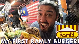 First Time Trying Ramly Burger in Kuala Lumpur, Malaysia 🇲🇾