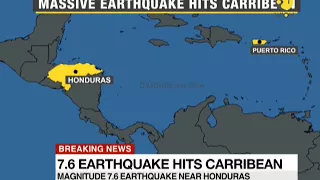 7.6 earthquake hits Carribean