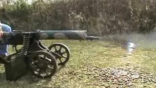 Russian Maxim 1910 machine gun