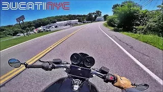 Long Ride to NYC from Hawks Nest / Upstate NY on a Ducati Monster v517