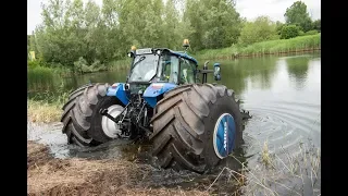 New Holland Sea Horse dives into lake - ONBOARD