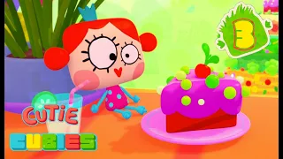 Cutie Cubies 🎲 Episode 3: WHERE THE VITAMINS ROAM🍏Moolt Kids Toons