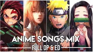 Best Anime Openings & Endings Music Mix #3 │Best Anime OP All Time - Full Songs