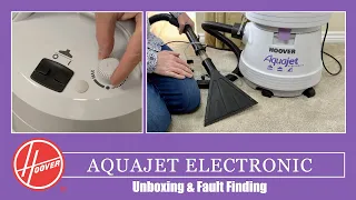 Hoover Aquajet S4488 Multifunction Vacuum Cleaner Unboxing & Fault Finding