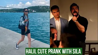 Halil Ibrahim Ceyhan Cute Prank with Sila Turkoglu