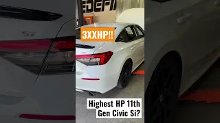Is this big turbo 27WON Civic Si the highest HP 11th Gen in the world?! #civic #civicsi #hondacivic