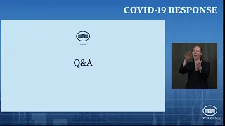 LIVE: White House COVID-19 response team speaks as hospitalizations hit 100,000, an eight-month high