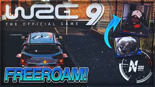 WRC9 First Impressions & Freeroam Gameplay! | Logitech G923 Wheel Cam Gameplay