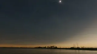Total Solar Eclipse at Hillman Marsh in Ontario - Video #1