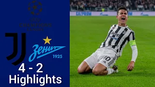 Juventus FC - Zenit ST. Petersburg 4-2 Highlights | UEFA Champions League