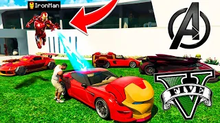 ROBO COCHES de IRON MAN en GTA 5 (MODS) - ElChurches