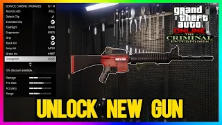 GTA Online: The Criminal Enterprises DLC Update - UNLOCK New M16 SERVICE CARBINE Gun/Weapon