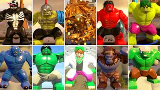 All Big-Fig Character Transformations in LEGO Marvel Videogames