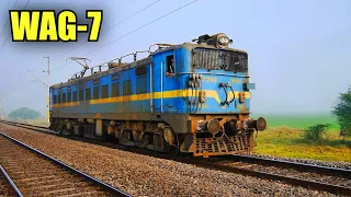 Class WAG-7 Electric Locomotives in India 2015 🇮🇳