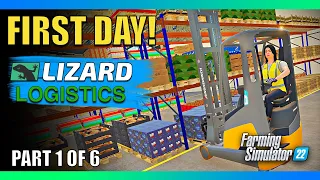 HIRED AT LIZARD LOGISTICS | Role Play | Farming Simulator 22 | EP 1 OF 6